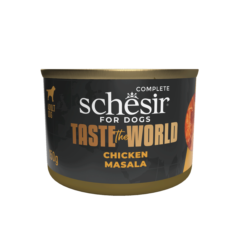 Schesir Dog Taste The World Chicken Masala 150g