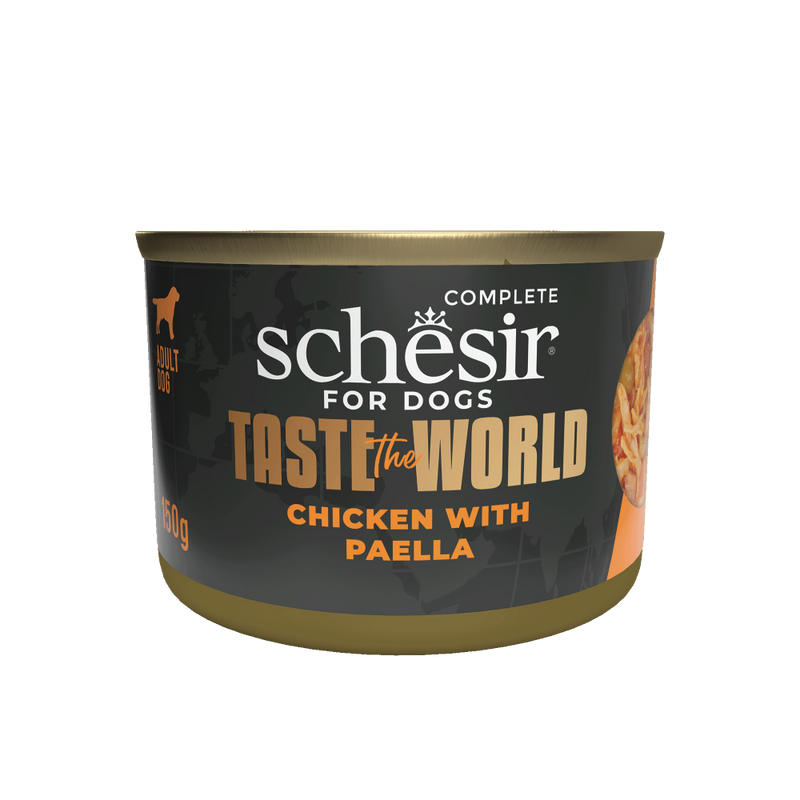 Schesir Dog Taste The World Chicken With Paella 150g