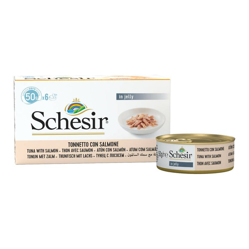 Schesir Nature Tuna with Salmon For Cat 50g x 6