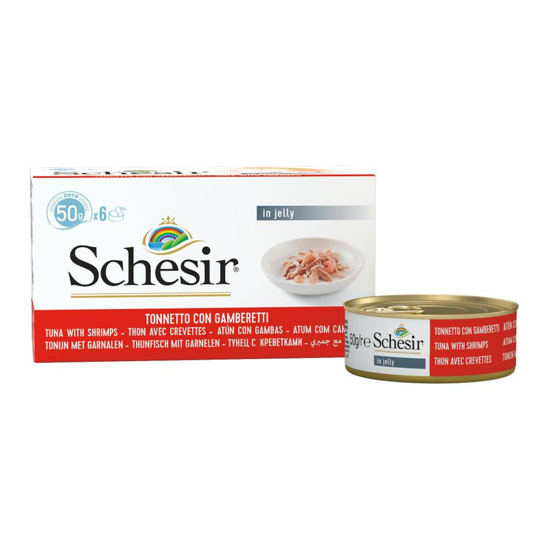 Schesir Nature Tuna with Shrimps for Cats 50g x 6