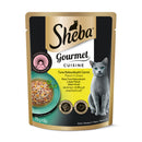 Sheba Cat Pouch Gourmet Cuisine Tuna Katsuobushi Carrot Flavor in Gravy 70g