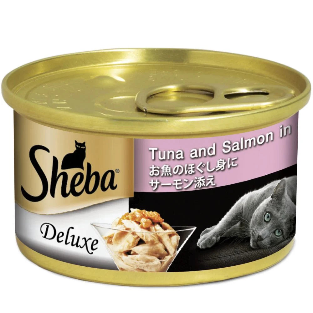 Sheba Tuna and Salmon in Gravy 85g