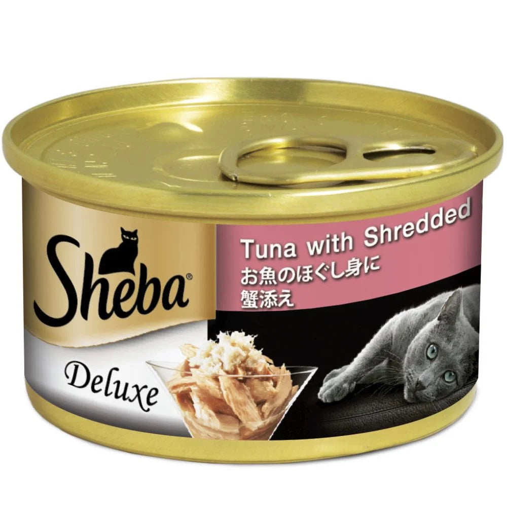 Sheba Tuna with Shredded Crab in Gravy 85g
