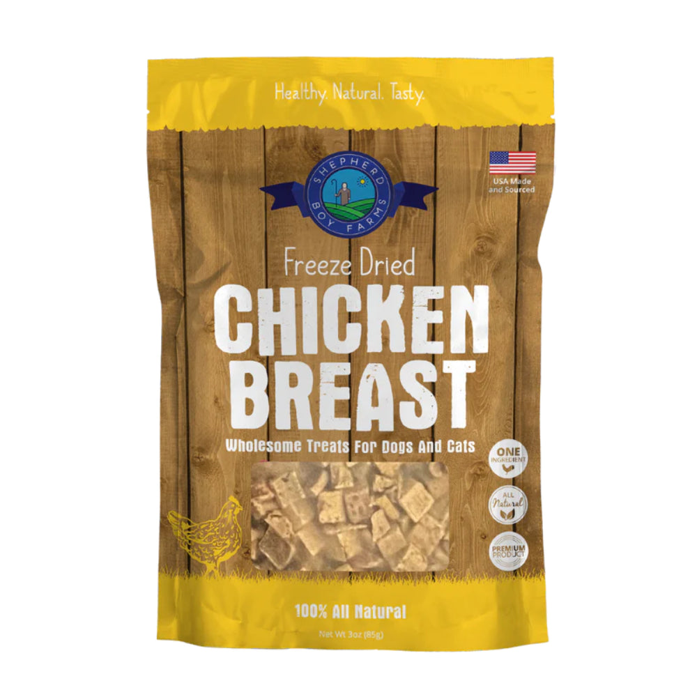 Shepherd Boy Farms Freeze Dried Chicken Breast Treats 3oz