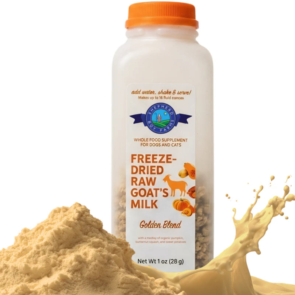 Shepherd Boy Farms Freeze Dried Raw Goat Milk Golden Blend 1oz