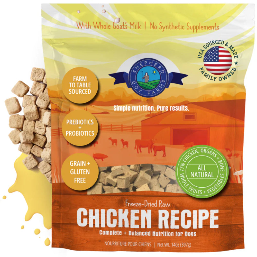 Shepherd Boy Farms Freeze Dried Chicken Recipe 14oz