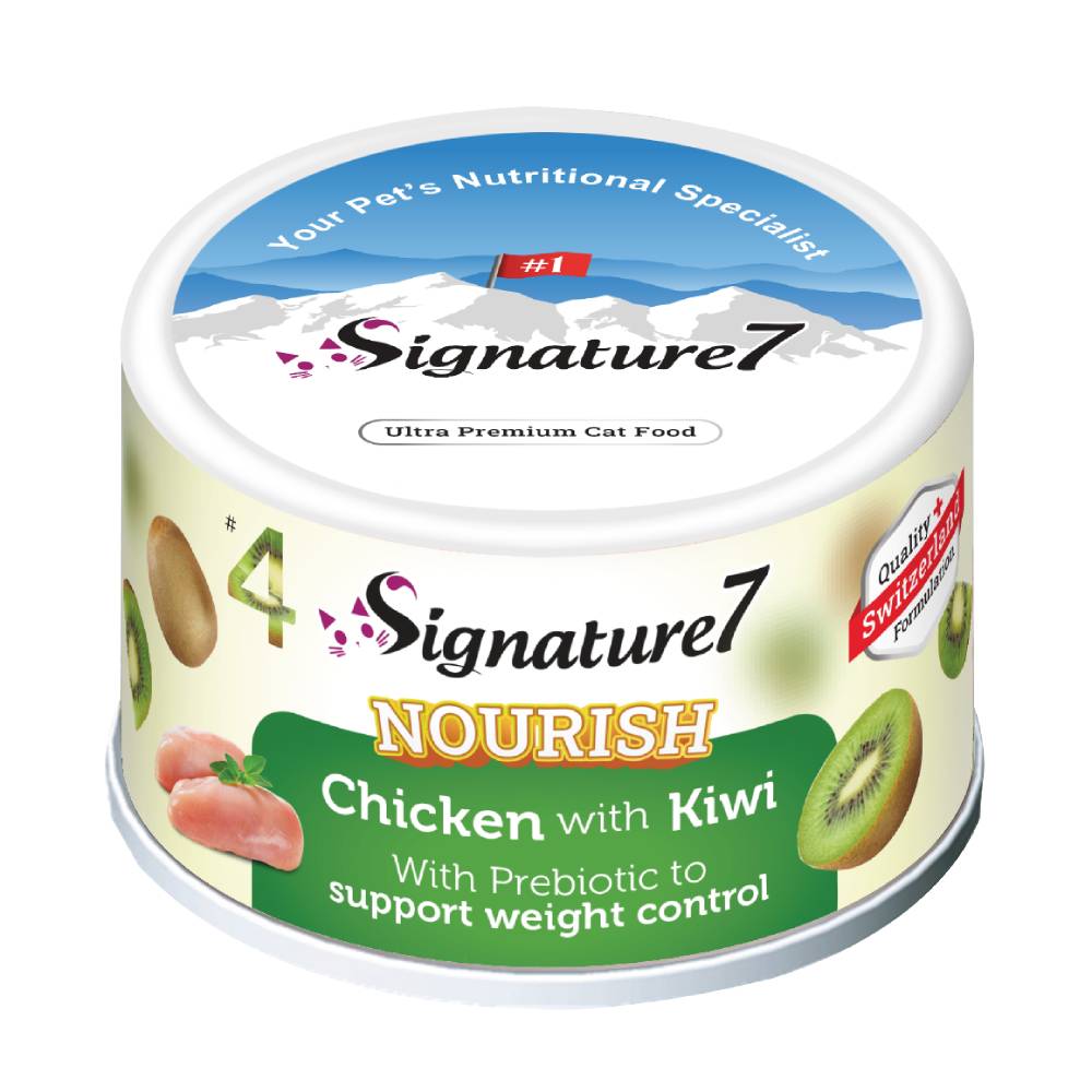 Signature7 Cat Can Nourish Fruits Chicken with Kiwi 80g