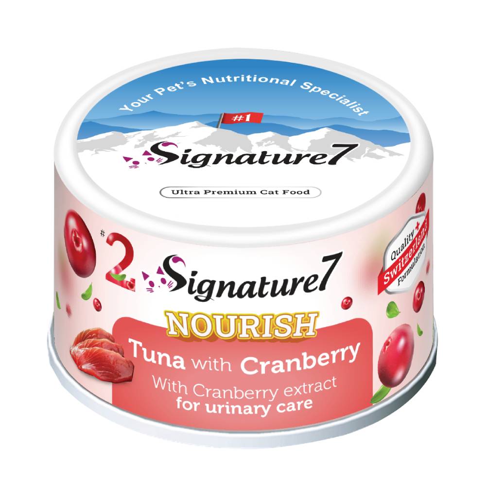 Signature7 Cat Can Nourish Fruits Tuna with Cranberry 80g