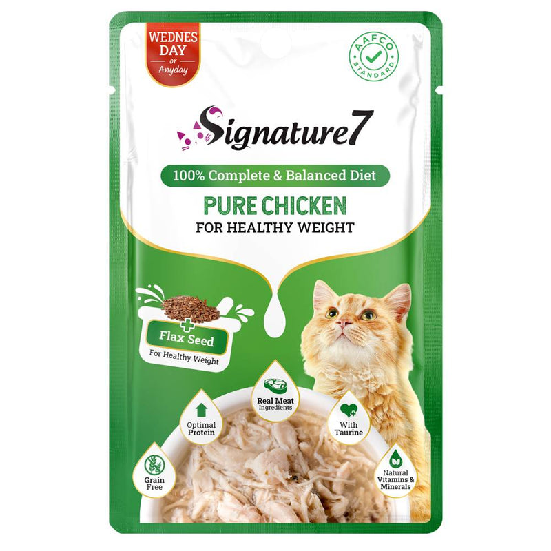 Signature7 Cat Pouch Food Wednesday Pure Chicken 50g