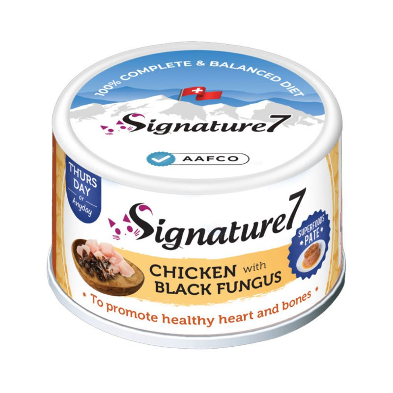 Signature7 Cat Superfoods Pate Thursday Chicken With Black Fungus 80g