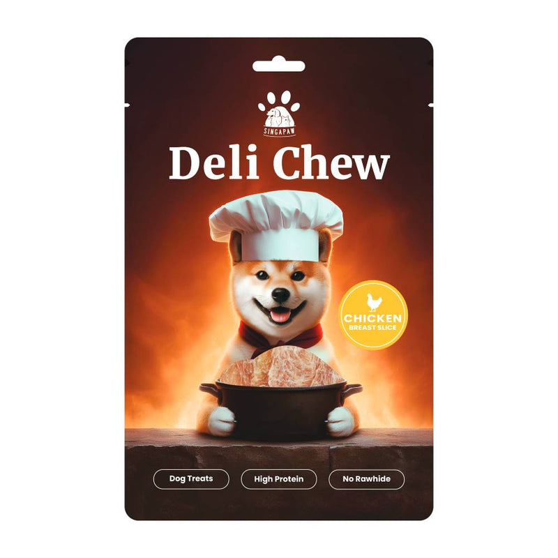 Singapaw Dog Deli Chew Chicken Breast Slice 100g