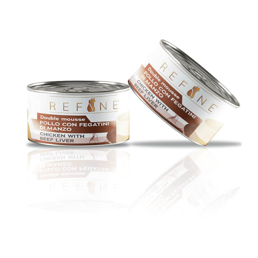 SmartHeart Cat Can Refine Double Mousse Chicken with Beef Liver 85g