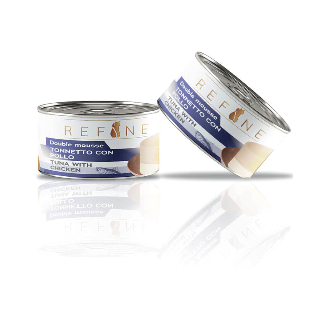 SmartHeart Cat Can Refine Double Mousse Tuna with Chicken 85g