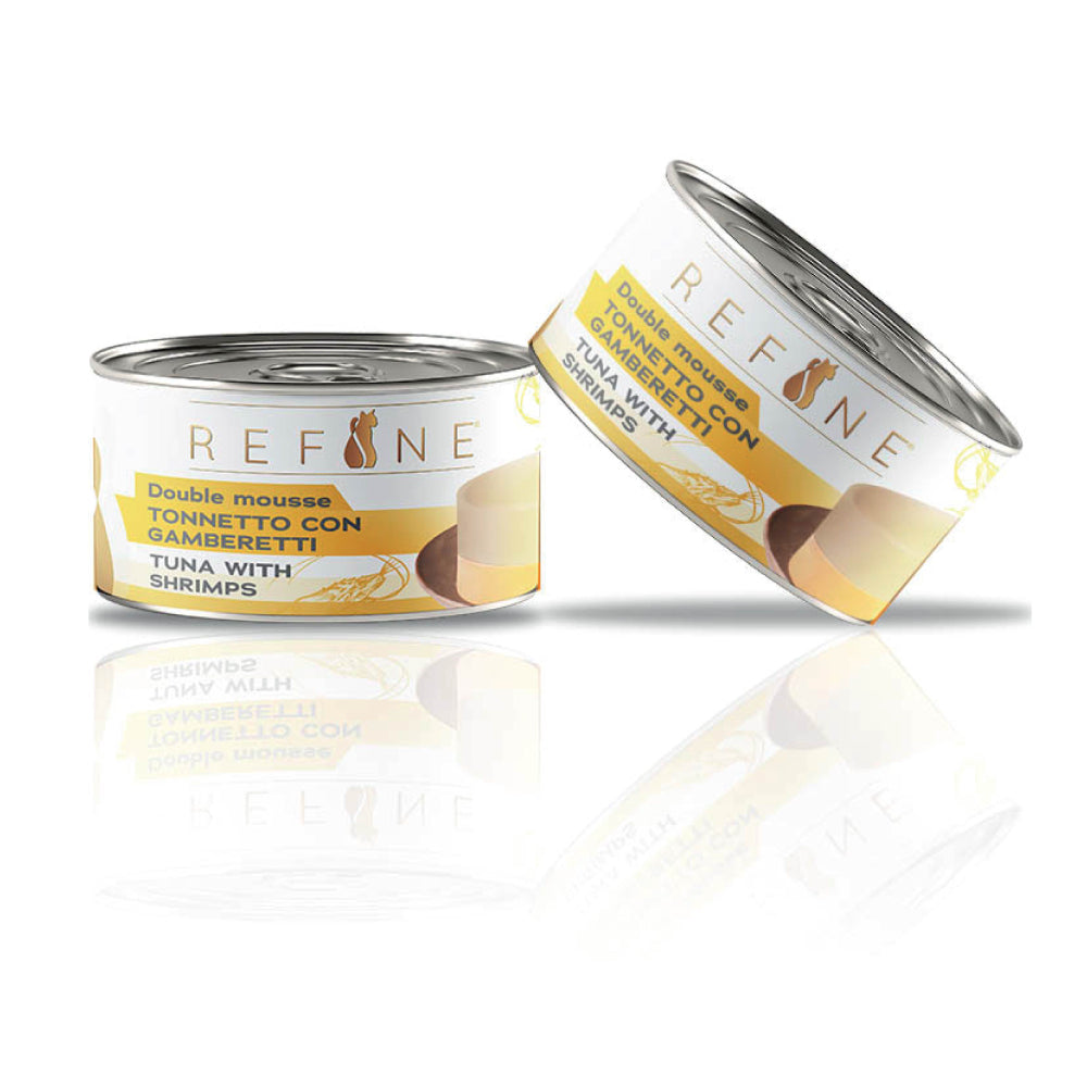 SmartHeart Cat Can Refine Double Mousse Tuna with Shrimps 85g