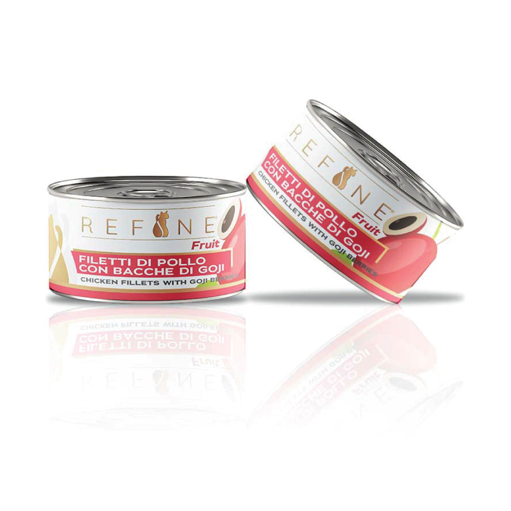 SmartHeart Cat Can Refine Fruit Chicken Fillets with Goji Berries in Soft Jelly 80g