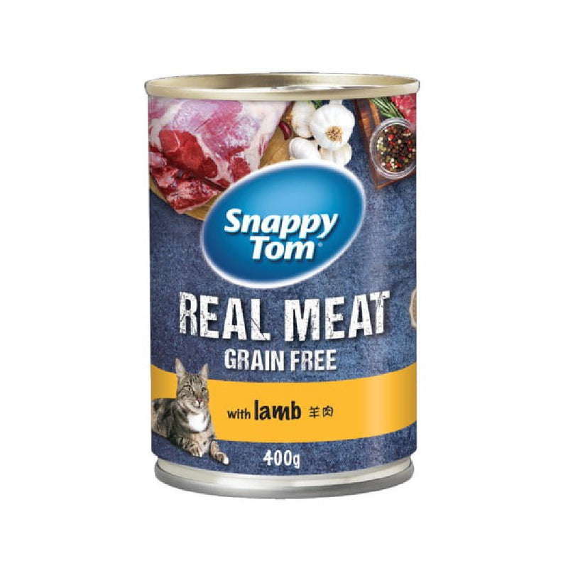 Snappy Tom Cat Real Meat Grain Free Lamb 400g