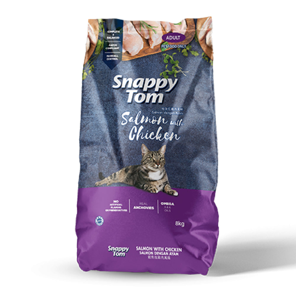 Snappy Tom Salmon with Chicken 8kg