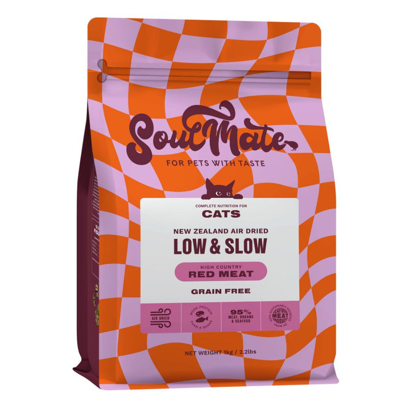 SoulMate Cat Air Dried Low & Slow High Country Red Meat 1kg