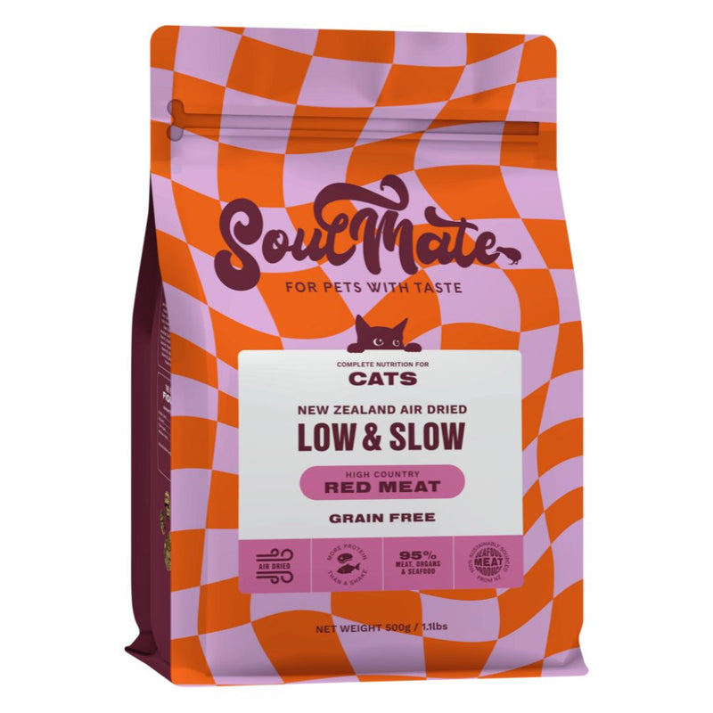 SoulMate Cat Air Dried Low & Slow High Country Red Meat 500g