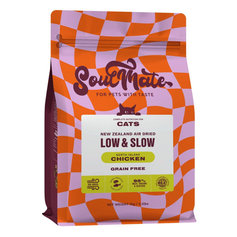 SoulMate Cat Air Dried Low & Slow North Island Chicken 1kg