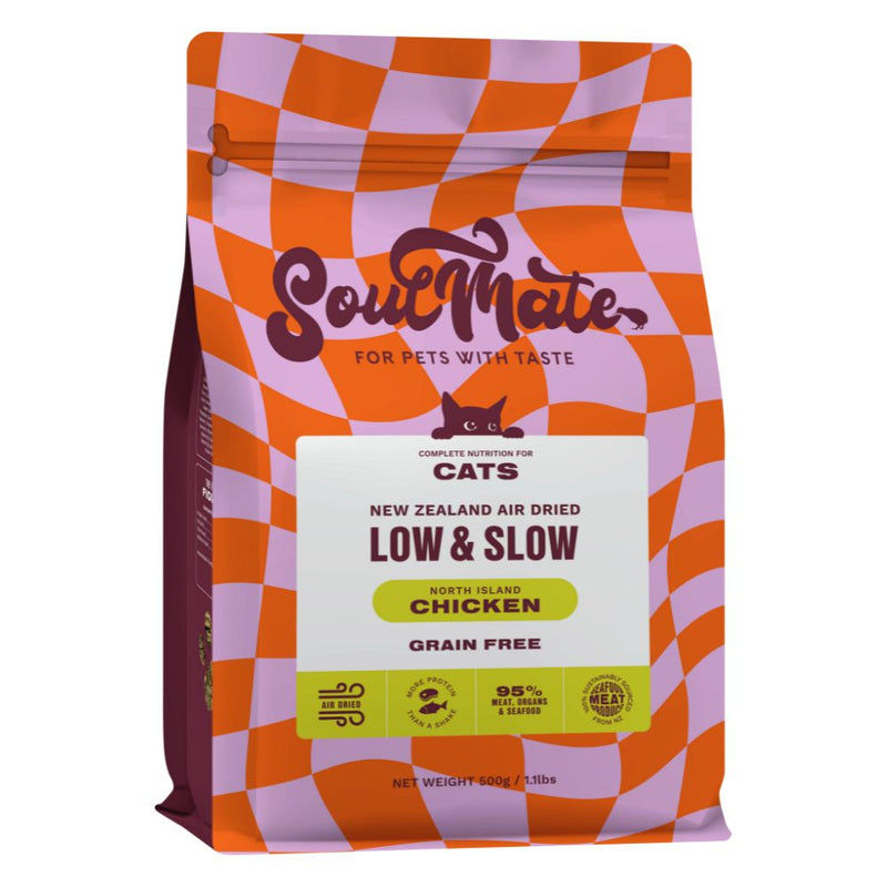 SoulMate Cat Air Dried Low & Slow North Island Chicken 500g