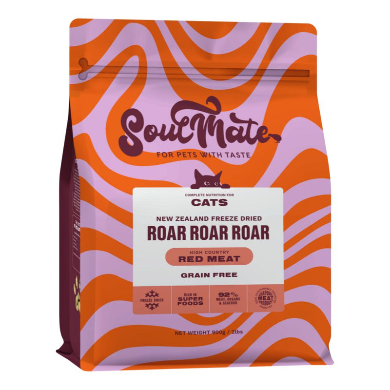 SoulMate Cat Freeze Dried Roar Roar Roar High Country Red Meat 900g