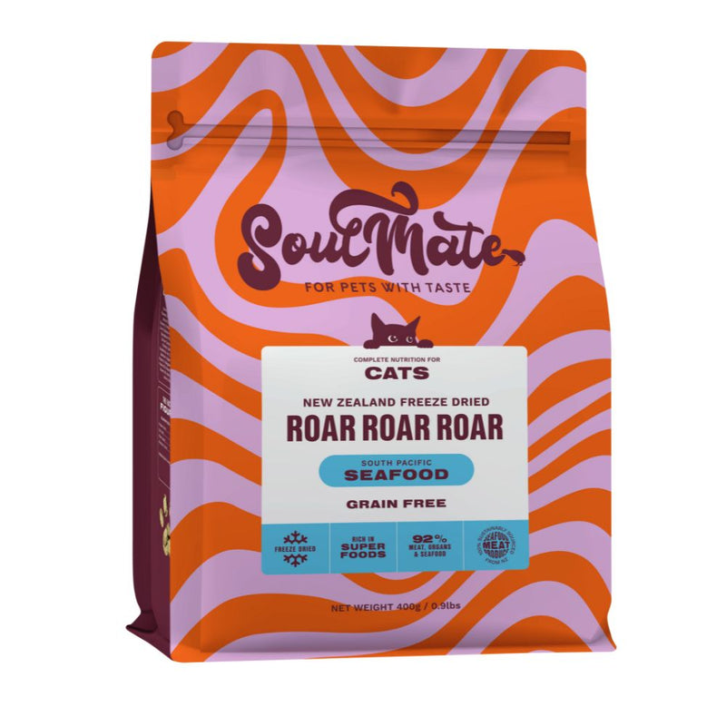 SoulMate Cat Freeze Dried Roar Roar Roar South Pacific Seafood 400g