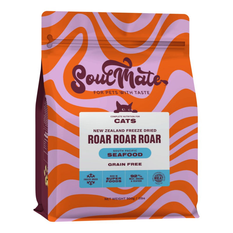 SoulMate Cat Freeze Dried Roar Roar Roar South Pacific Seafood 900g