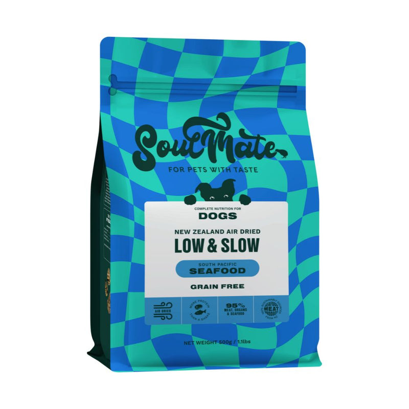 SoulMate Dog Air Dried Low & Slow South Pacific Seafood 500g