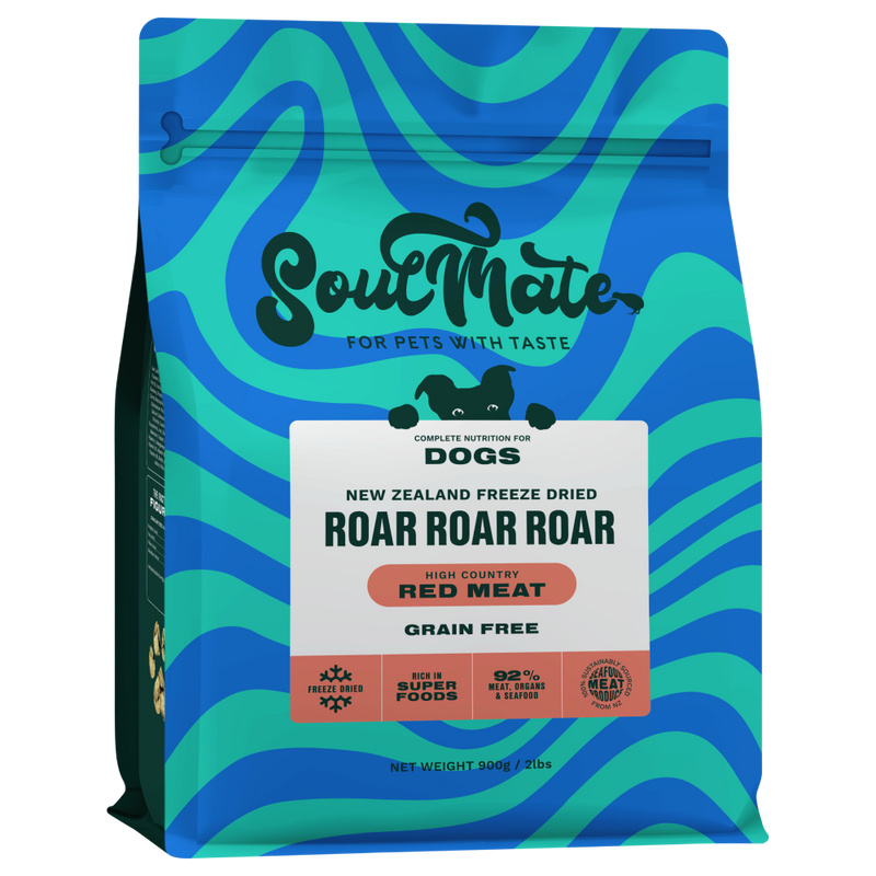 SoulMate Dog Freeze Dried Roar Roar Roar High Country Red Meat 900g