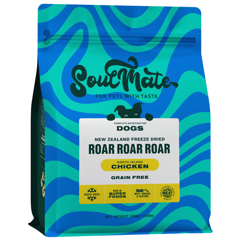 SoulMate Dog Freeze Dried Roar Roar Roar North Island Chicken 400g