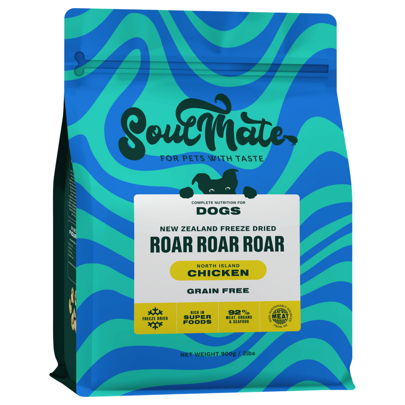 SoulMate Dog Freeze Dried Roar Roar Roar North Island Chicken 900g