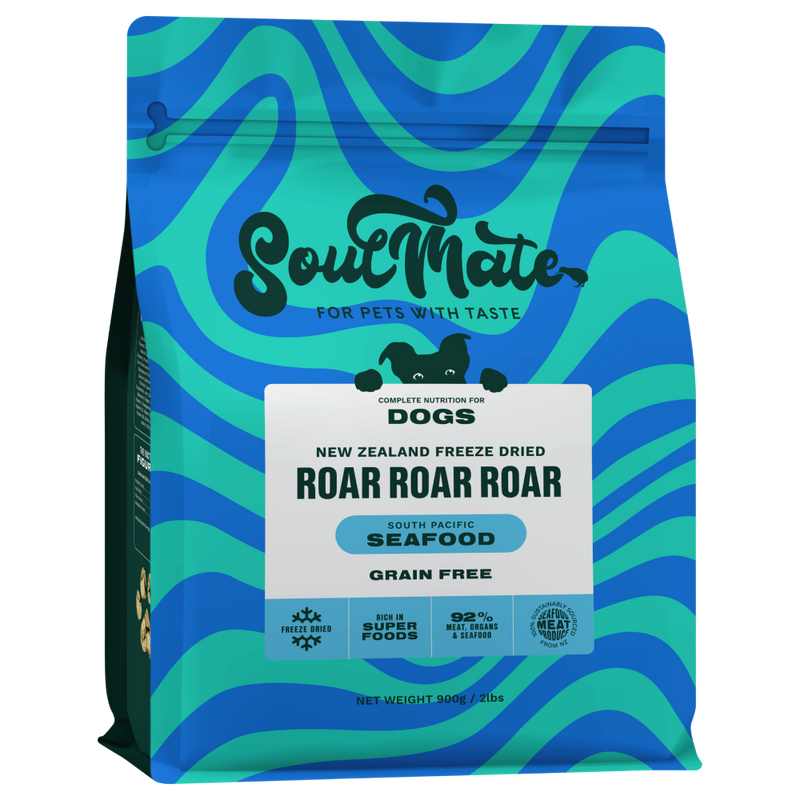 SoulMate Dog Freeze Dried Roar Roar Roar South Pacific Seafood 900g