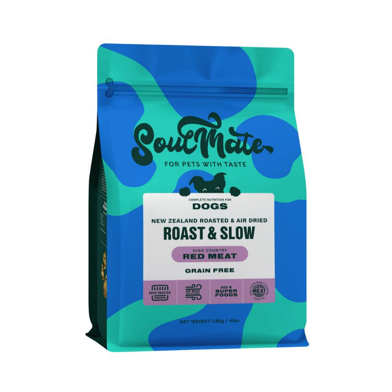 SoulMate Dog Roasted & Air Dried Roast & Slow High Country Red Meat 1.8kg