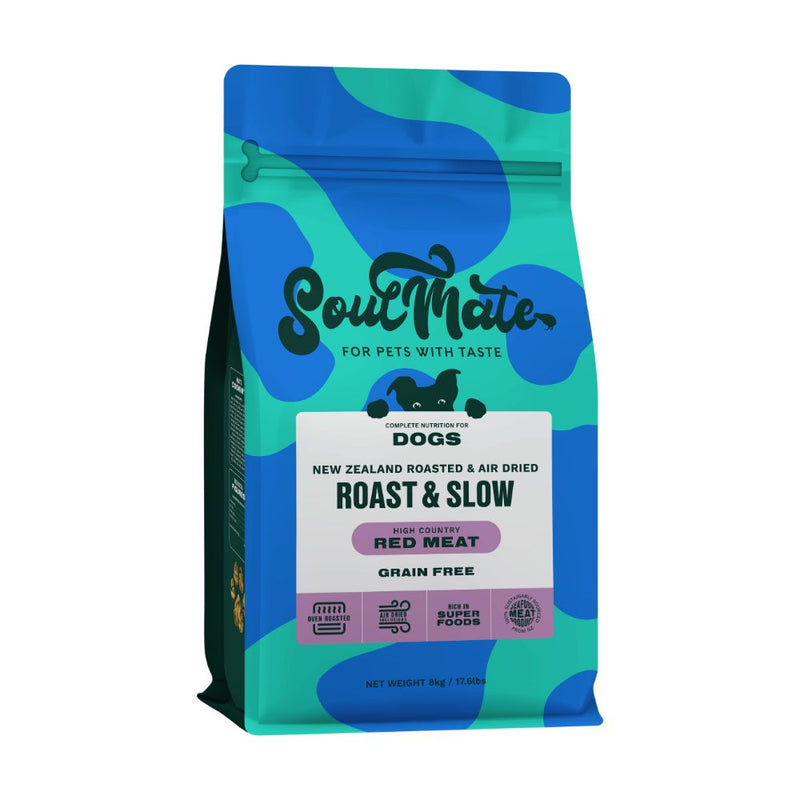 SoulMate Dog Roasted & Air Dried Roast & Slow High Country Red Meat 8kg