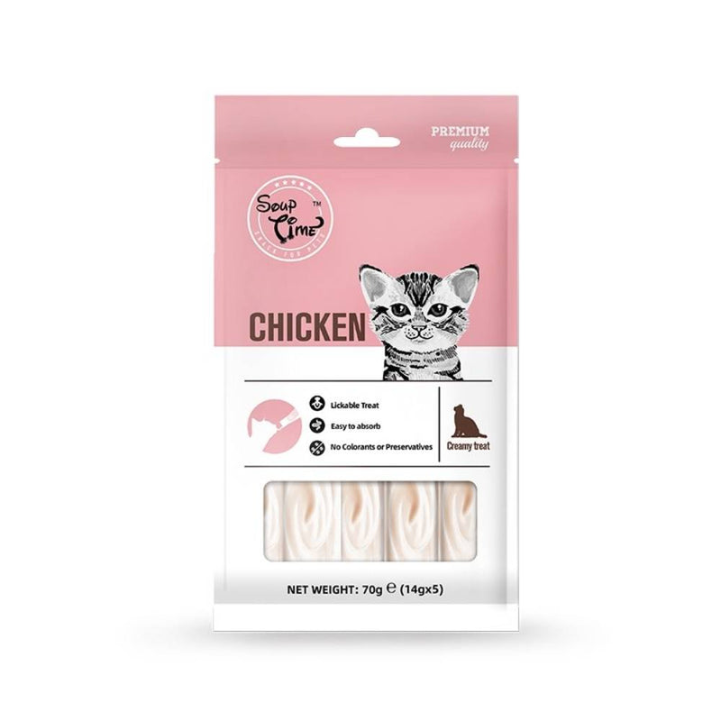 Soup Time Cat Treat Chicken 70g (14g x 5)