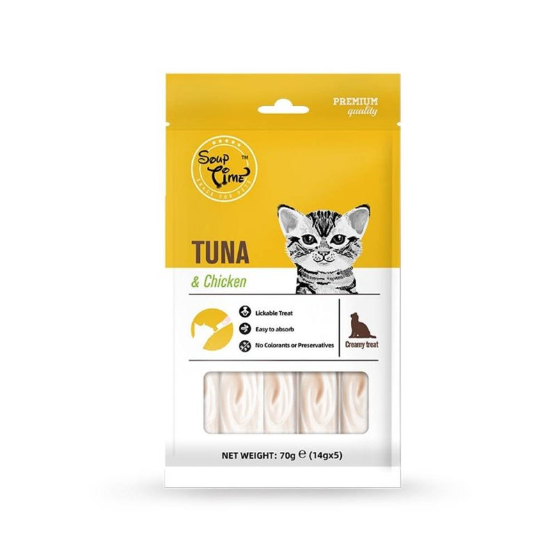 Soup Time Cat Treat Tuna & Chicken 70g (14g x 5)