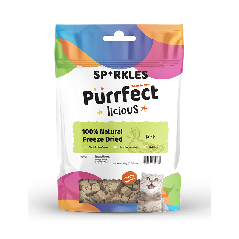 Sparkles Cat Purrfectlicious Freeze-Dried Duck 25g