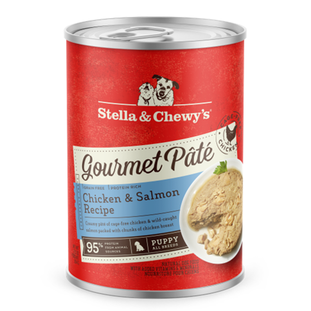Stella & Chewy's Dog Gourmet Pate Puppy Chicken & Salmon Recipe 12.5oz