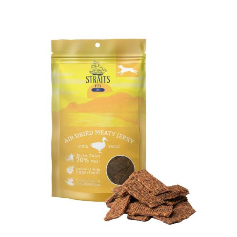 Straits Pets Dog Air Dried Duck Meaty Jerky 100g