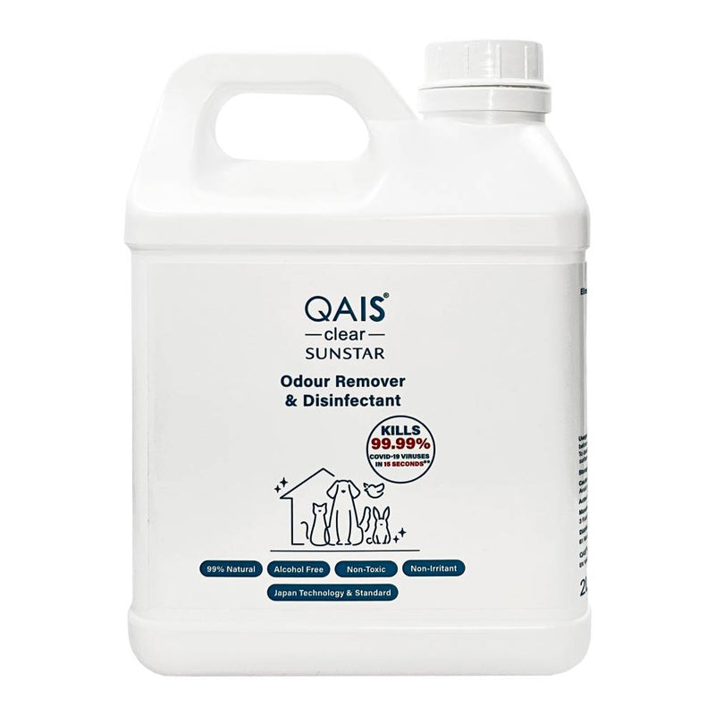 Sunstar Qais Clear Pet Odour Remover & Disinfectant 2L