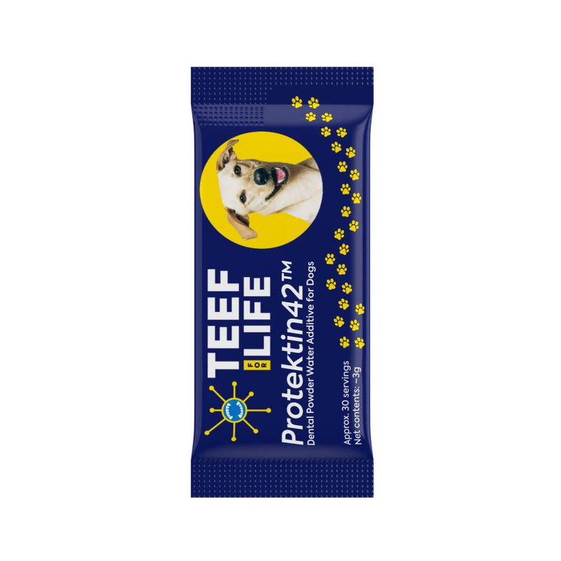 TEEF For Life Dog Protektin42 Dental Powder Water Additive 30 Servings Refill Only