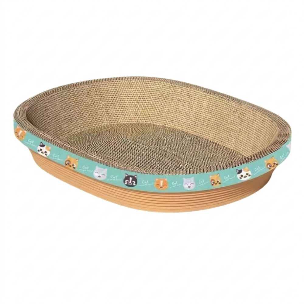 TT Cat Scratcher Bed Oval XL - L50cm x B35cm