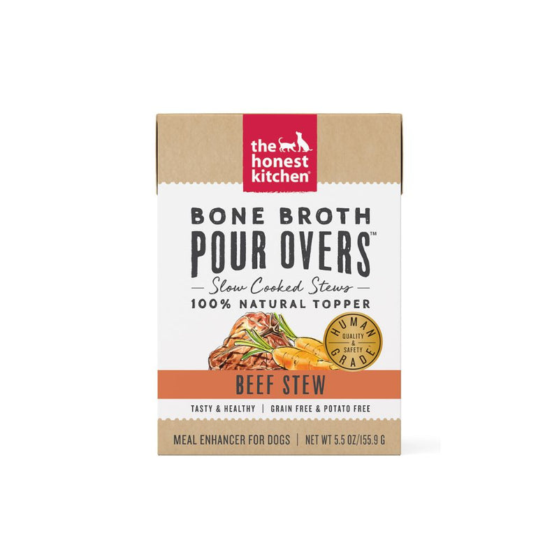 The Honest Kitchen Dog Bone Broth Pour Over Beef Stew 5.5oz