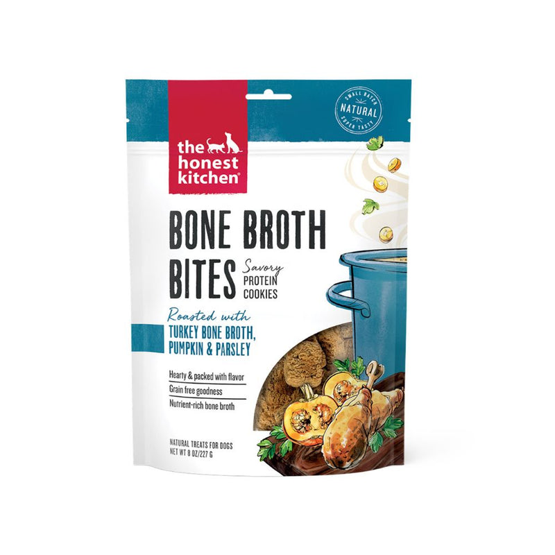 The Honest Kitchen Dog Treat Bone Broth Bites Protein Cookies 8oz