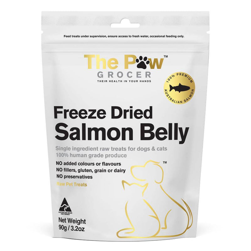 The Paw Grocer Dogs & Cats Treat Freeze Dried Salmon Belly 90g