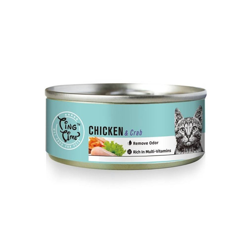 Ting Time Cat Chicken & Crab 95g