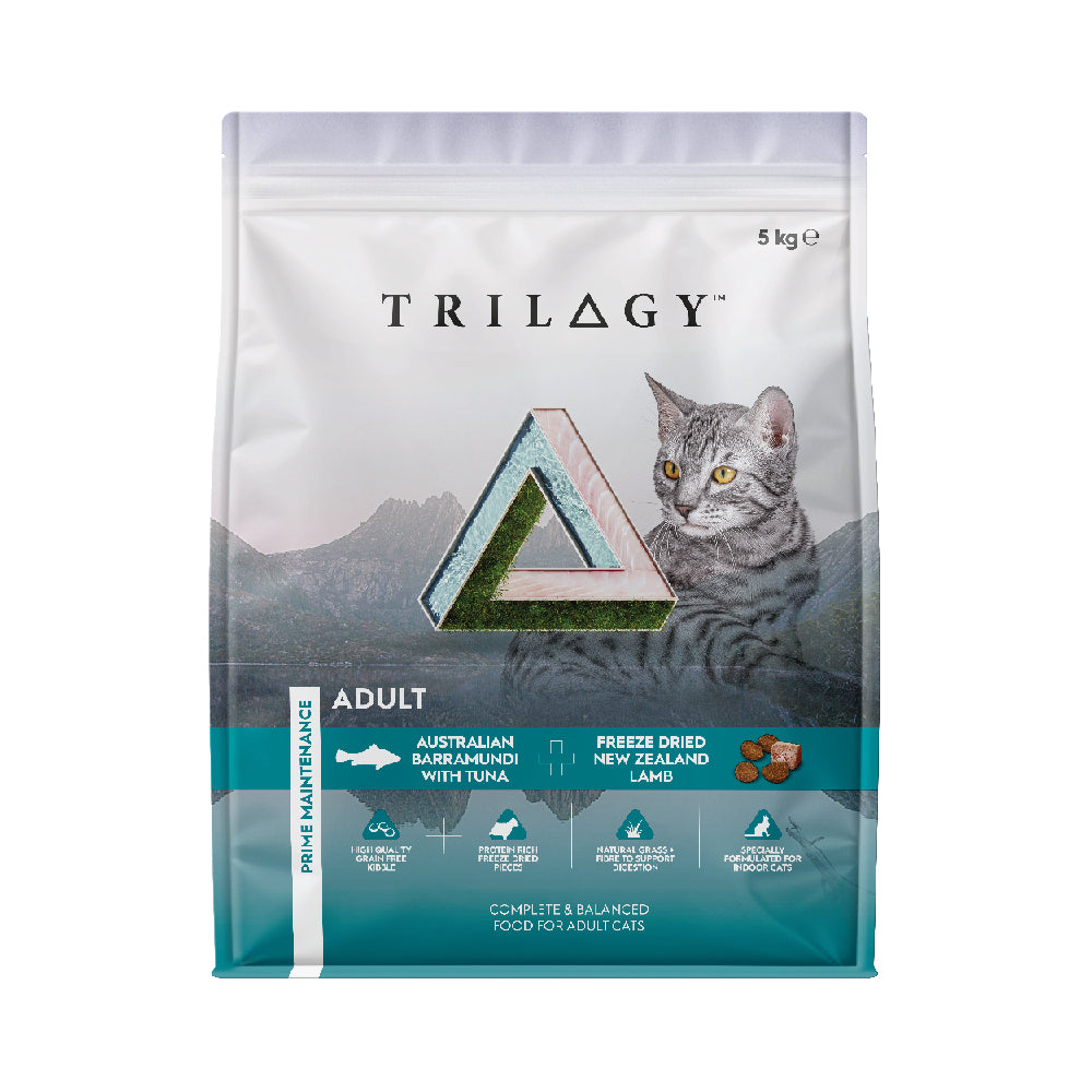 Trilogy Barramundi with Freeze Dried Lamb Adult Dry Cat Food 5kg