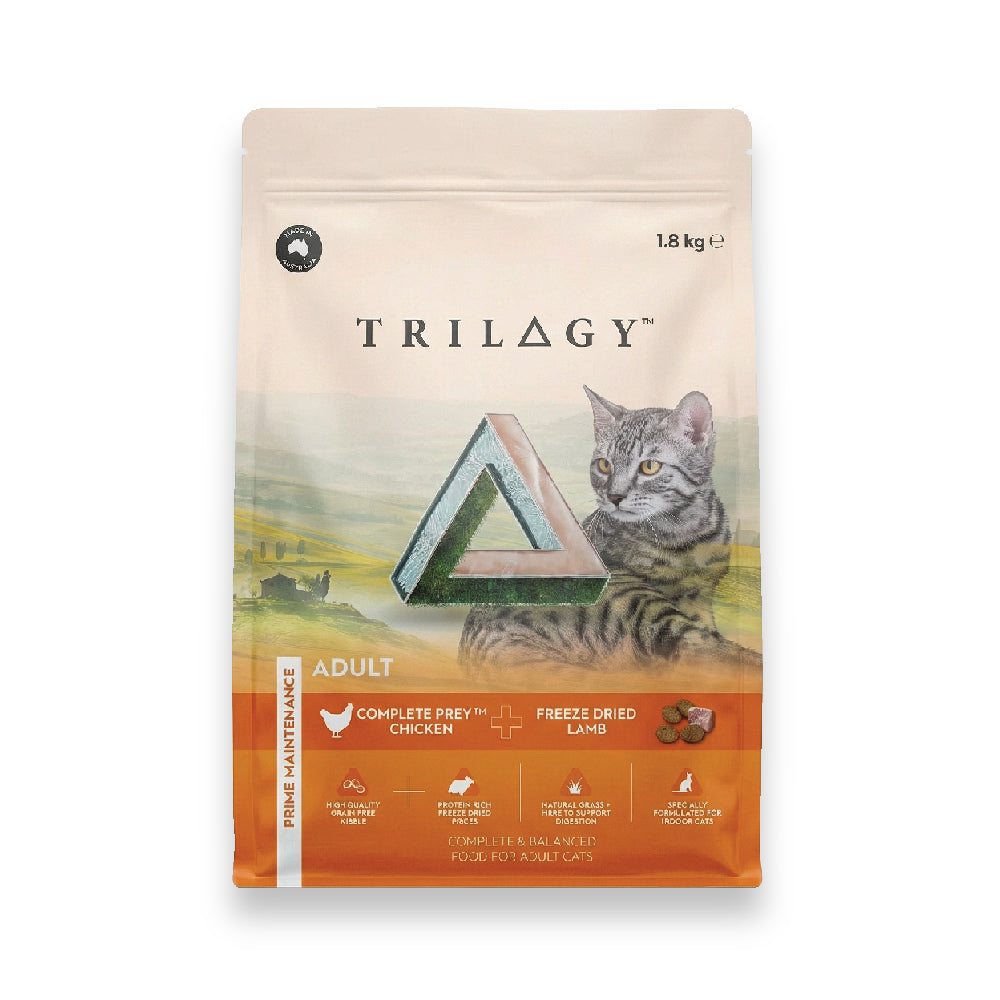 Trilogy Chicken with Freeze Dried Lamb Adult Dry Cat Food 1.8kg