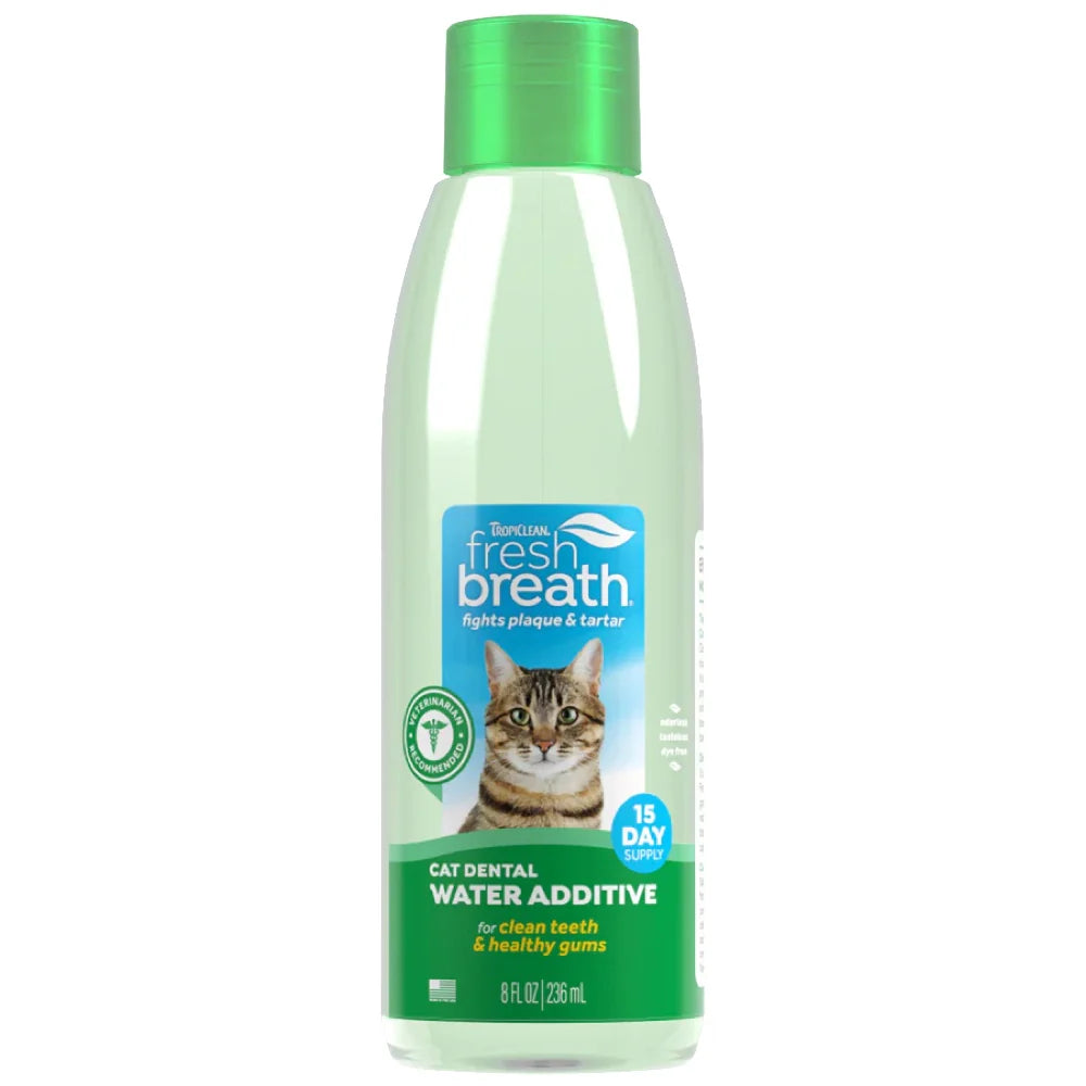 Tropiclean Fresh Breath Oral Care Water Additive for Cats 8oz